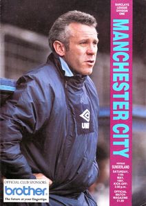 Manchester City v Sunderland 1990/91